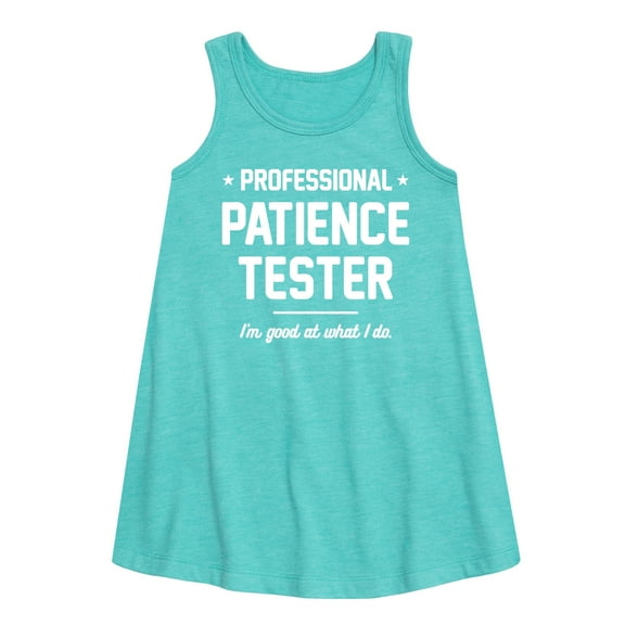 Instant Message - Professional Patience Tester - Toddler & Youth Girls A-line Dress