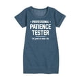 thumbnail image 1 of Instant Message - Professional Patience Tester - Toddler & Youth Girls Fleece Dress, 1 of 6