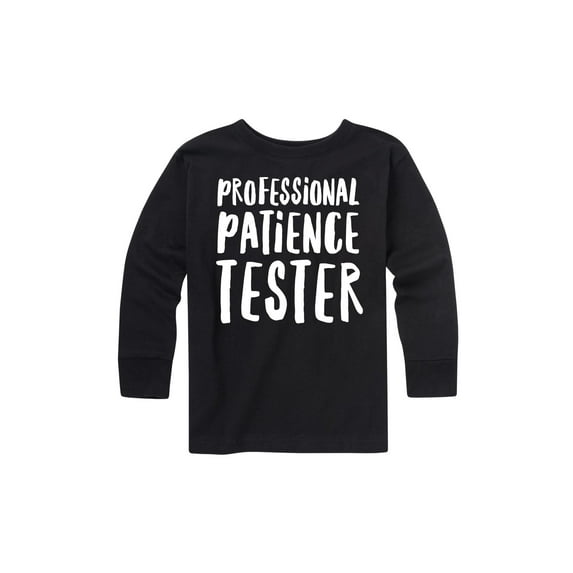 Instant Message - Professional Patience Tester - Youth Long Sleeve Tee