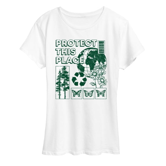 Instant Message - Protect This Place Women's Short Sleeve Graphic T-Shirt