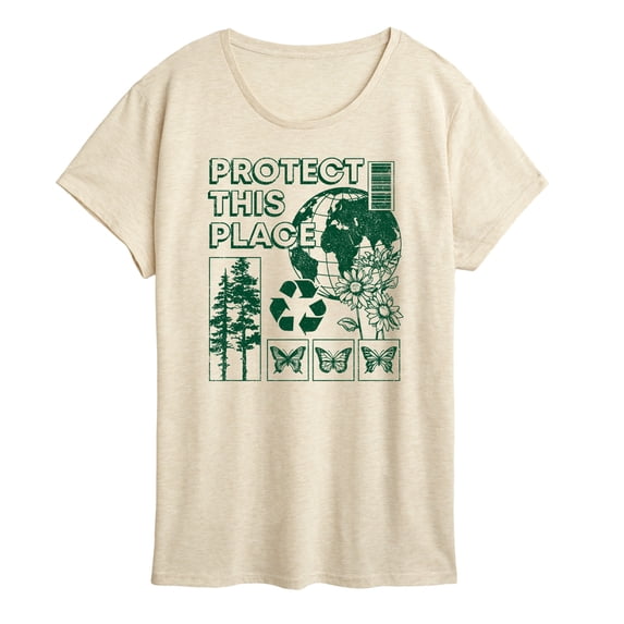 Instant Message - Protect This Place Women's Short Sleeve Graphic T-Shirt