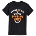 thumbnail image 1 of Instant Message - Proud Father Feral Kids Short Sleeve Graphic T-Shirt, 1 of 5