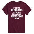 thumbnail image 1 of Instant Message - Proud Husband Short Sleeve Graphic T-Shirt, 1 of 5