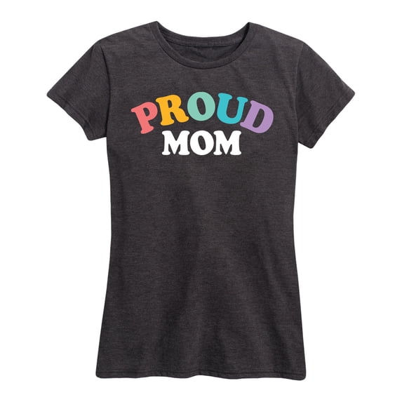 Instant Message - Proud Mom Short Sleeve Graphic T-Shirt