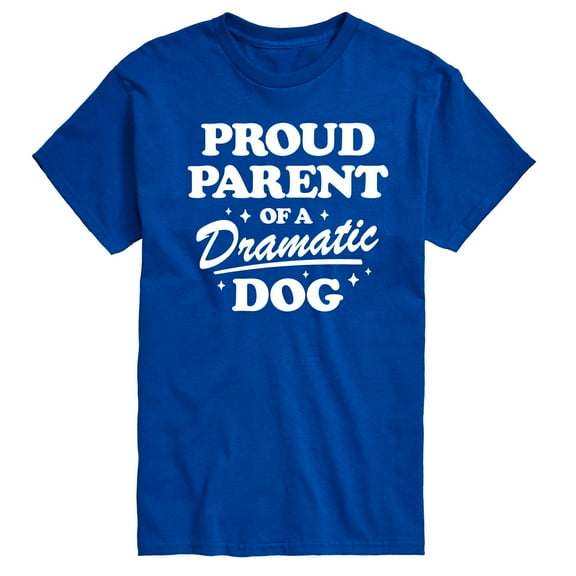 Instant Message - Proud Parent Dramatic Dog - Men's Short Sleeve Graphic T-Shirt