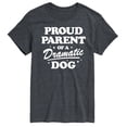 thumbnail image 1 of Instant Message - Proud Parent Dramatic Dog - Men's Short Sleeve Graphic T-Shirt, 1 of 5