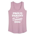 thumbnail image 1 of Instant Message - Proud Parent Dramatic Dog - Women's Racerback Tank Top, 1 of 5