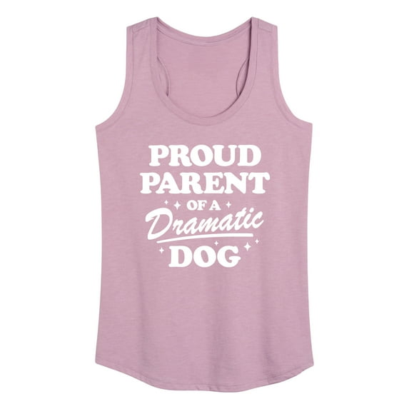 Instant Message - Proud Parent Dramatic Dog - Women's Racerback Tank Top