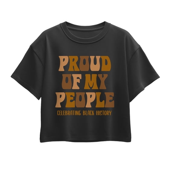 Instant Message - Proud of my People - Youth Girls Boxy T-Shirt