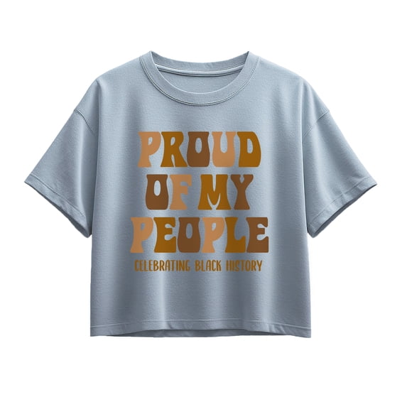 Instant Message - Proud of my People - Youth Girls Boxy T-Shirt