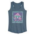 thumbnail image 1 of Instant Message - Psychedelic Vibes & Mushrooms - Women's Racerback Tank Top, 1 of 6
