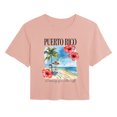 thumbnail image 1 of Instant Message - Puerto Rico Beach Cropped Graphic T-Shirt, 1 of 5