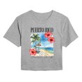 thumbnail image 1 of Instant Message - Puerto Rico Beach Cropped Graphic T-Shirt, 1 of 6