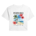 thumbnail image 1 of Instant Message - Puerto Rico Beach Cropped Graphic T-Shirt, 1 of 6