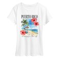 thumbnail image 1 of Instant Message - Puerto Rico Beach Short Sleeve Graphic T-Shirt, 1 of 6