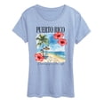 thumbnail image 1 of Instant Message - Puerto Rico Beach Short Sleeve Graphic T-Shirt, 1 of 5