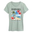 thumbnail image 1 of Instant Message - Puerto Rico Beach Short Sleeve Graphic T-Shirt, 1 of 5