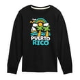 thumbnail image 1 of Instant Message - Puerto Rico - Kids Long Sleeve Tee, 1 of 6