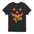thumbnail image 1 of Instant Message - Pumkin Candy Face - Youth Short Sleeve Tee, 1 of 5