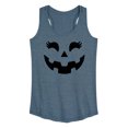 thumbnail image 1 of Instant Message - Pumpkin Face 2 - Women's Racerback Tank Top, 1 of 6