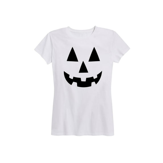 Instant Message - Pumpkin Face - Women's Short Sleeve Graphic T-Shirt