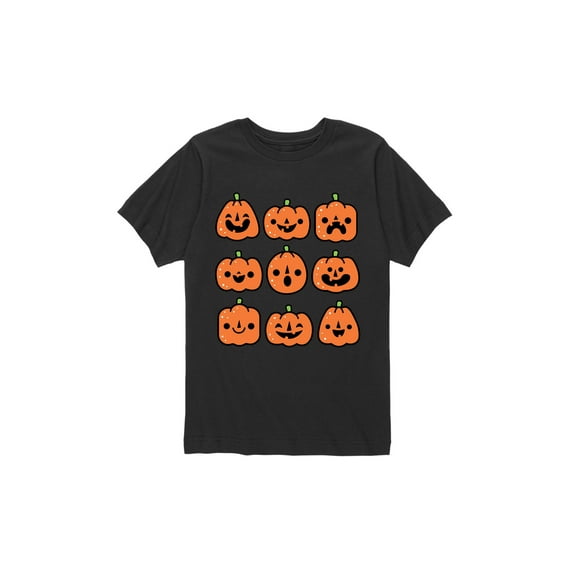 Instant Message - Pumpkin Faces - Youth Short Sleeve Tee