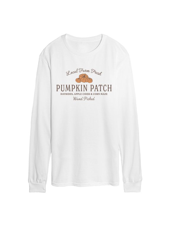 - Pumpkin Patch Men's Long Sleeve Graphic T-Shirt