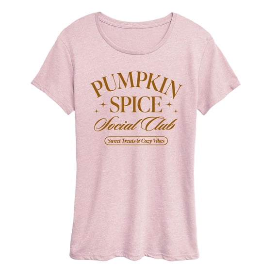 Instant Message - Pumpkin Spice Social Club Short Sleeve Graphic T-Shirt