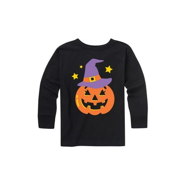 Instant Message - Pumpkin Witch - Youth Long Sleeve Tee