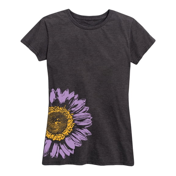 Instant Message - Purple Sunflower - Women's Short Sleeve Graphic T-shirt