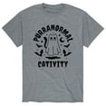 thumbnail image 1 of Instant Message - Halloween Purranormal Cativity Ghost Short Sleeve Graphic T-Shirt, 1 of 5