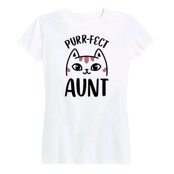 Instant Message - Purrfect Aunt - Women's Short Sleeve Graphic T-Shirt