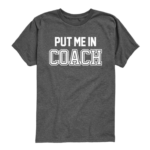 Instant Message - Put Me In Coach Short Sleeve Graphic T-Shirt