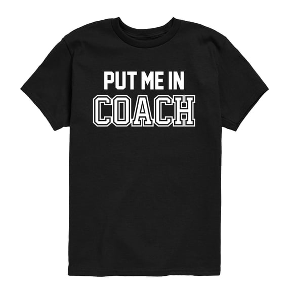 Instant Message - Put Me In Coach Short Sleeve Graphic T-Shirt