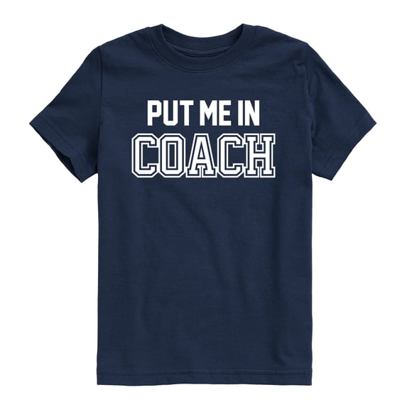 Instant Message - Put Me In Coach Short Sleeve Graphic T-Shirt