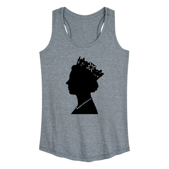 Instant Message - Queen Silhouette - Women's Racerback Tank Top