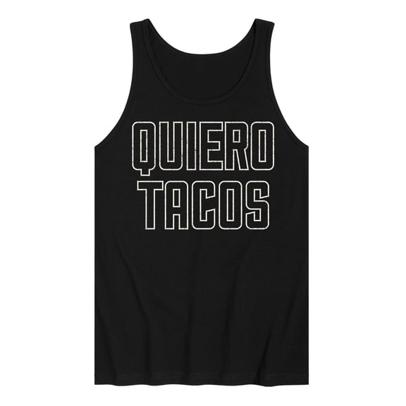 Instant Message - Quiero Tacos - Men's Jersey Tank Top