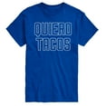 thumbnail image 1 of Instant Message - Quiero Tacos - Men's Short Sleeve Graphic T-Shirt, 1 of 6