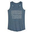 thumbnail image 1 of Instant Message - Quiero Tacos - Women's Racerback Tank Top, 1 of 6