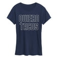 thumbnail image 1 of Instant Message - Quiero Tacos - Women's Short Sleeve Graphic T-Shirt, 1 of 6