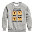 thumbnail image 1 of Instant Message - Quokka Moods - Toddler & Youth Crewneck Fleece Sweatshirt, 1 of 6
