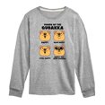 thumbnail image 1 of Instant Message - Quokka Moods - Toddler & Youth Long Sleeve Graphic T-Shirt, 1 of 6
