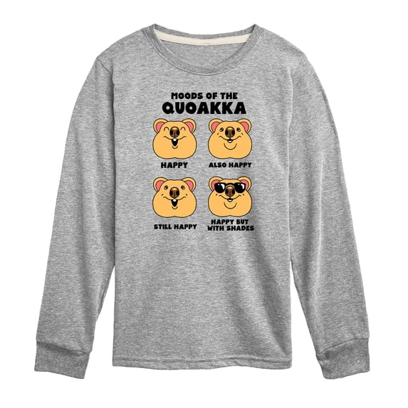 Instant Message - Quokka Moods - Toddler & Youth Long Sleeve Graphic T-Shirt