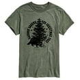 thumbnail image 1 of Instant Message - Raccoon Around The Christmas Tree - Men's Short Sleeve Graphic T-Shirt, 1 of 5