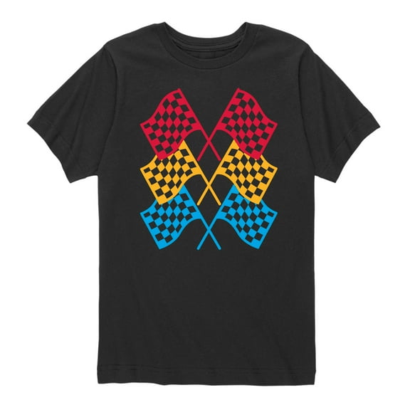 Instant Message - Race Flags - Youth Short Sleeve Tee