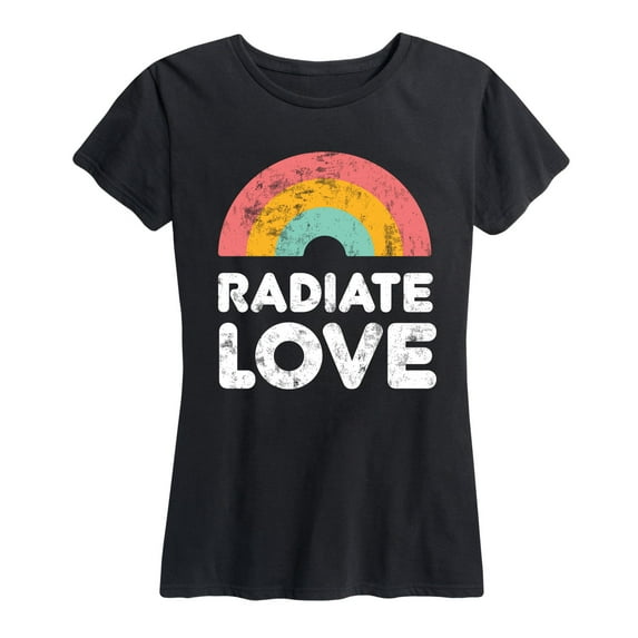 Instant Message - Radiate Love - Women's Short Sleeve Graphic T-Shirt
