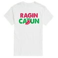 thumbnail image 1 of Instant Message - Ragin Cajun Pepper - Louisiana Mardis Gras Drinking - Men's Short Sleeve Graphic T-Shirt, 1 of 5