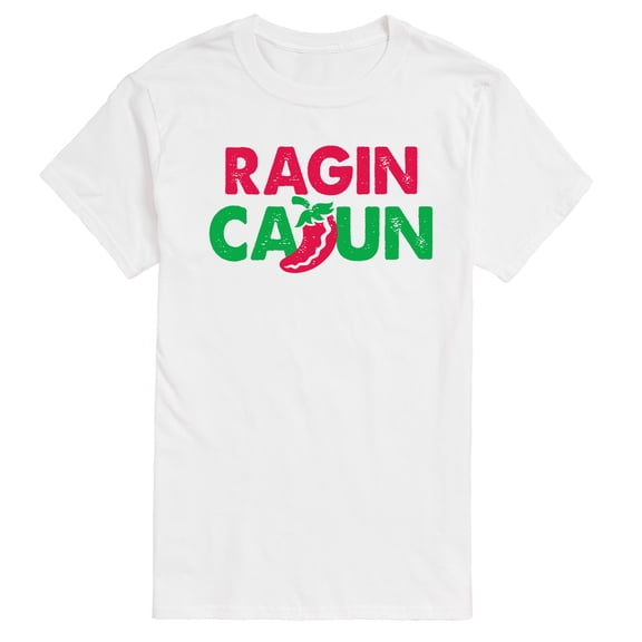 Instant Message - Ragin Cajun Pepper - Louisiana Mardis Gras Drinking - Men's Short Sleeve Graphic T-Shirt