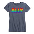 thumbnail image 1 of Instant Message - Rainbow Ally - Women's Short Sleeve Graphic T-shirt, 1 of 5