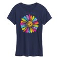 thumbnail image 1 of Instant Message - Rainbow Daisy - Women's Short Sleeve Graphic T-shirt, 1 of 5